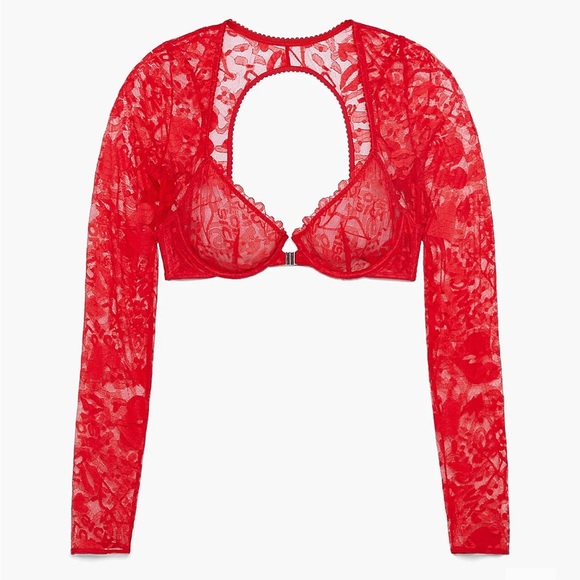 Savage X Fenty Goji Berry Red Lovestruck Complete VIP Box 4 Piece Set - Picture 7 of 17